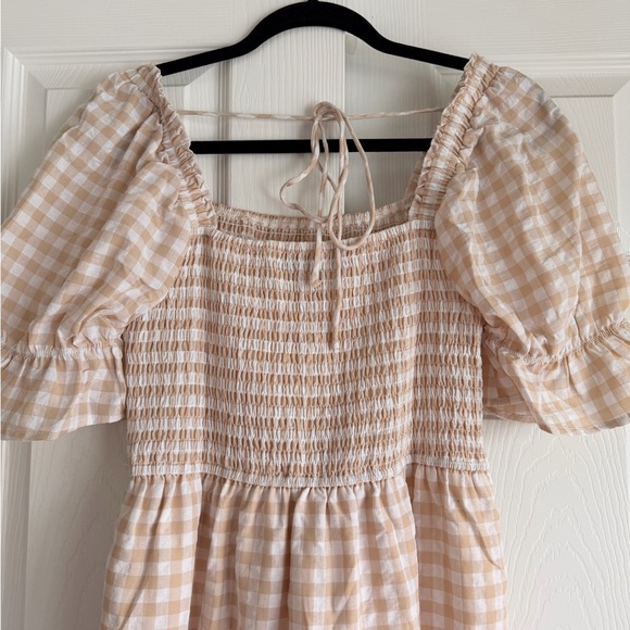 Gingham Midi Dress - Size M - Picture 6 of 10